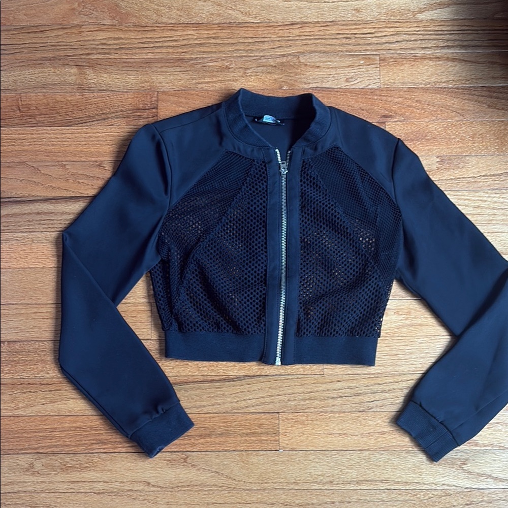 Women's Black Mesh Jacket
